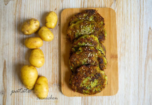 galettes courgettes patates vegan