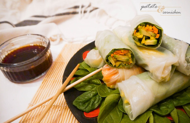 Rouleaux de printemps vegan