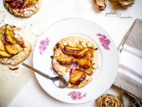 tarte peche vegan