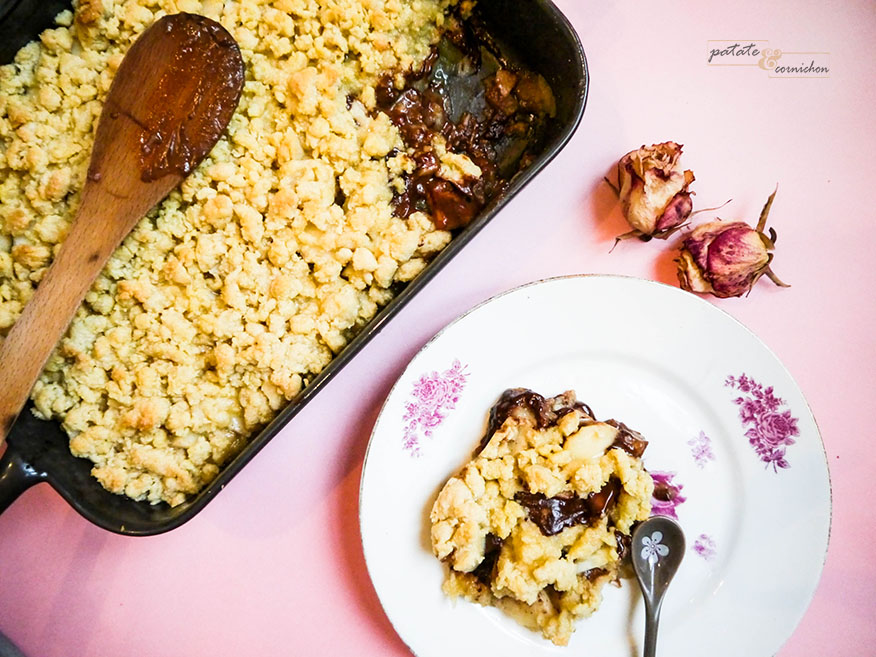 crumble-poire-chocolat-vegan-2