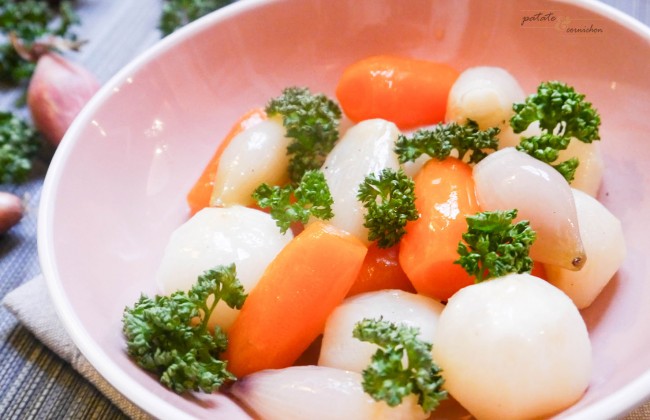 Légumes glacés vegan