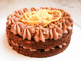 gâteau chocolat mangue vegan