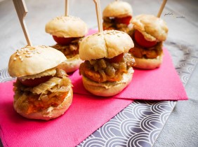 mini burger vegan
