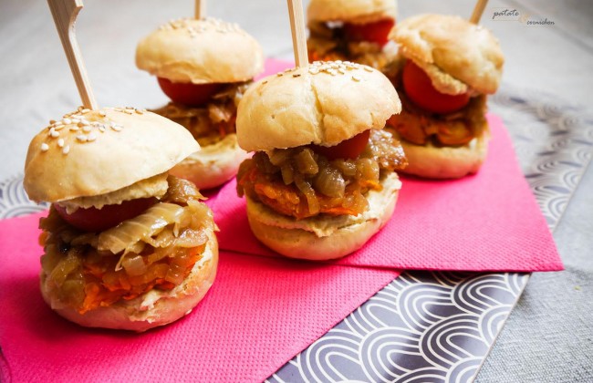 mini burger vegan