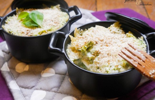 gratin de pâte brocoli