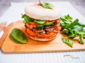 burger vegan patate douce