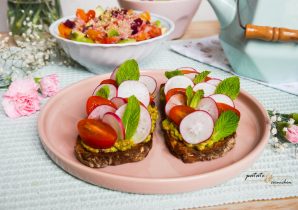 tartine d'avocat vegan