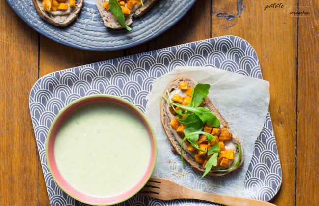 tartine patate douce vegan